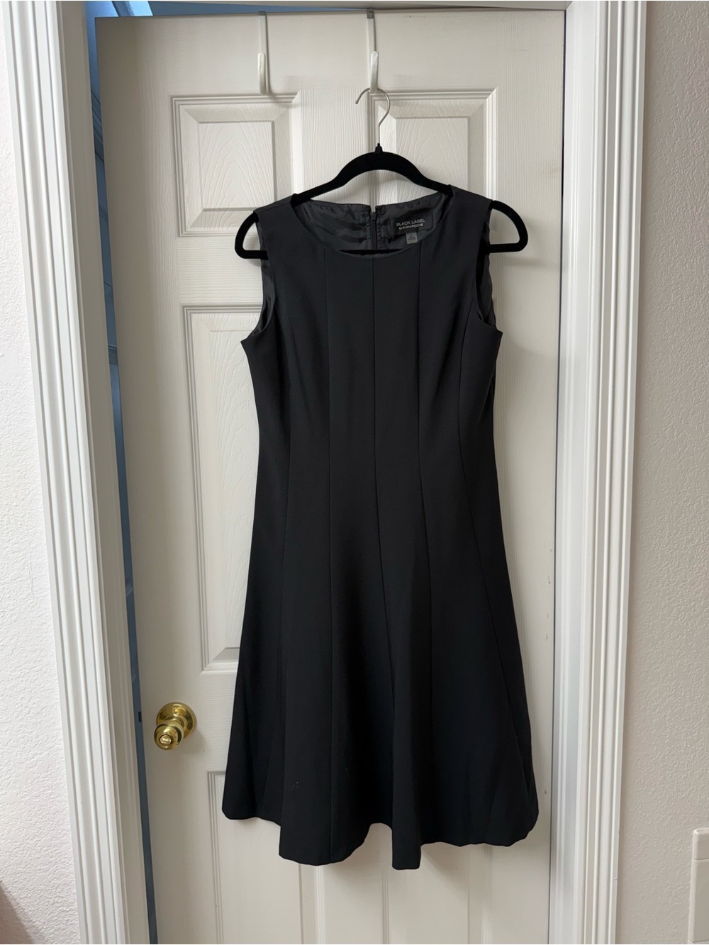 Classic Black Sleeveless A-Line Dress - new without tags